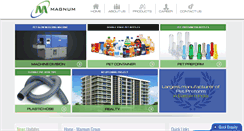 Desktop Screenshot of magnumgroup.in