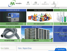 Tablet Screenshot of magnumgroup.in